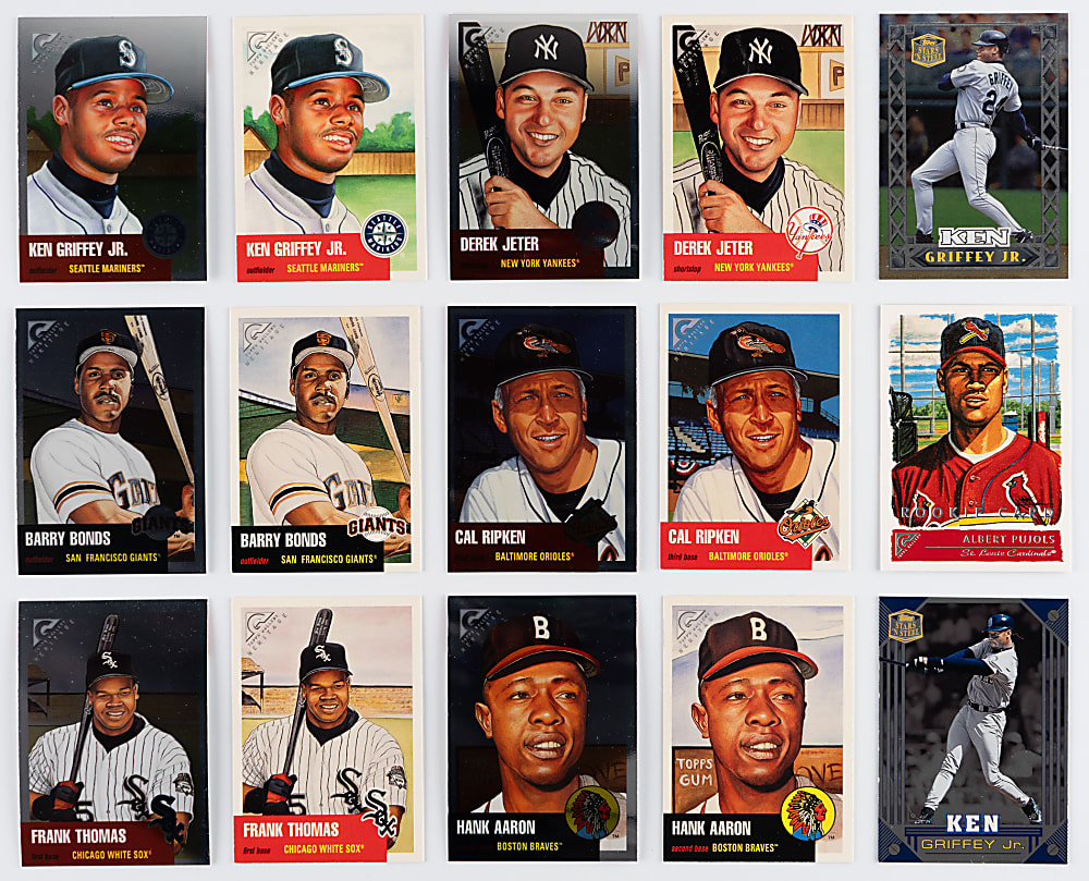 1998-2001 Topps Gallery & Stars 'N Steel Complete Sets (8) with Inserts - (729) Total Cards