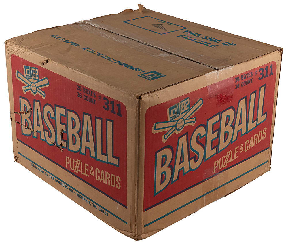 1982 Donruss Unopened Wax Case (20 Boxes/36 Packs Per Box)