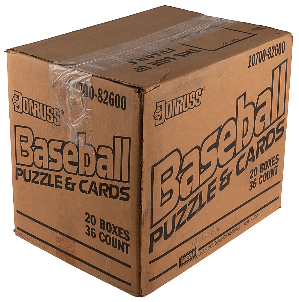 1989 Donruss Unopened Wax Case (20 Boxes/36 Packs Per Box)