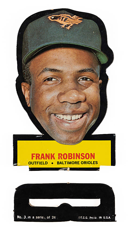 Extremely Rare 1967 Topps Stand-Ups Test #3 Frank Robinson