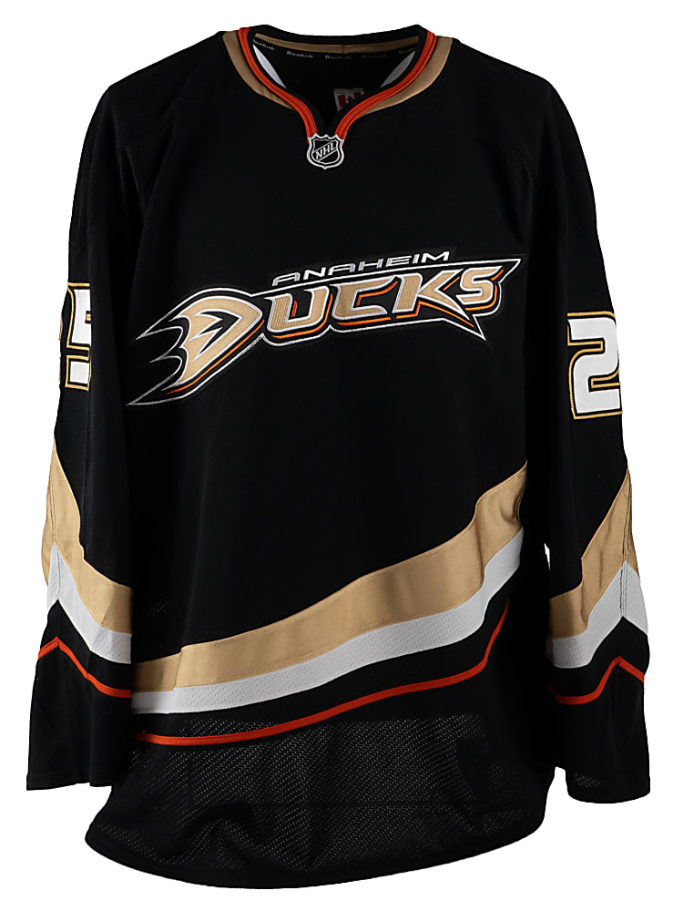 2012-2013 Brad Staubitz Game-Used Anaheim Ducks Jersey - Ducks Team LOA