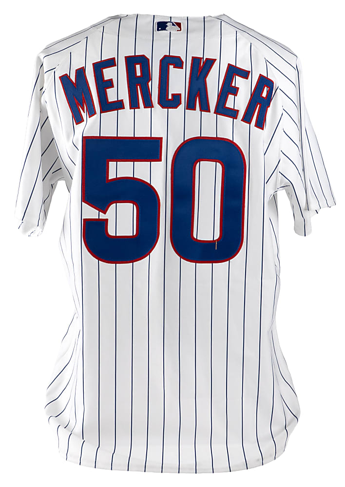 2004 Kent Mercker Game-Used Chicago Cubs Home Jersey