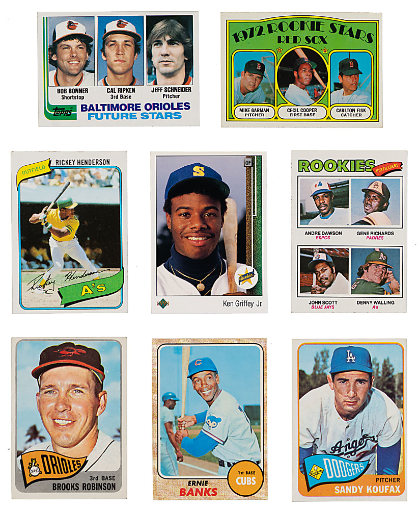 1965-1992 Hall of Fame & Star Collection (27) with Several Rookies