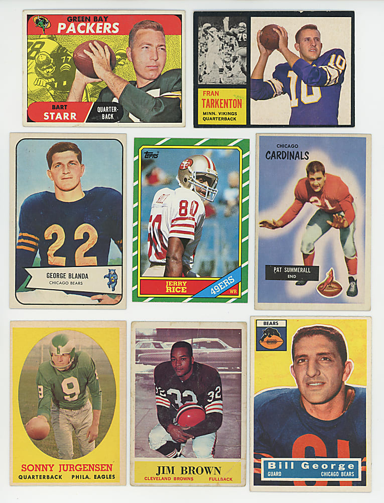 1950-1998 Multi-Sport Star Collection (74) with Hall of Fame Rookies - Loaded!
