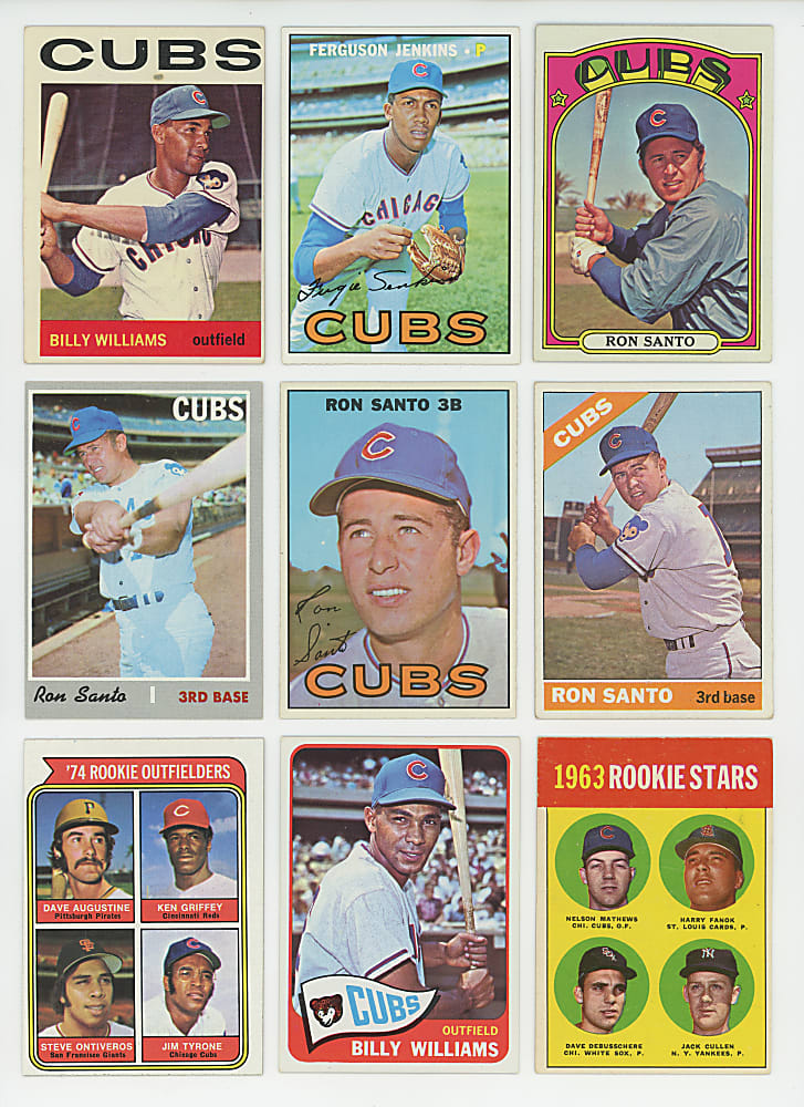 1963-1975 Topps Chicago Cubs Collection (387) Different with (50+) Hall of Famers
