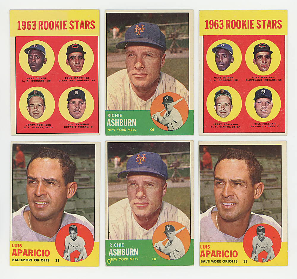 1963 Topps Collection (624) with (70+) Hall of Famers & (230+) High Numbers