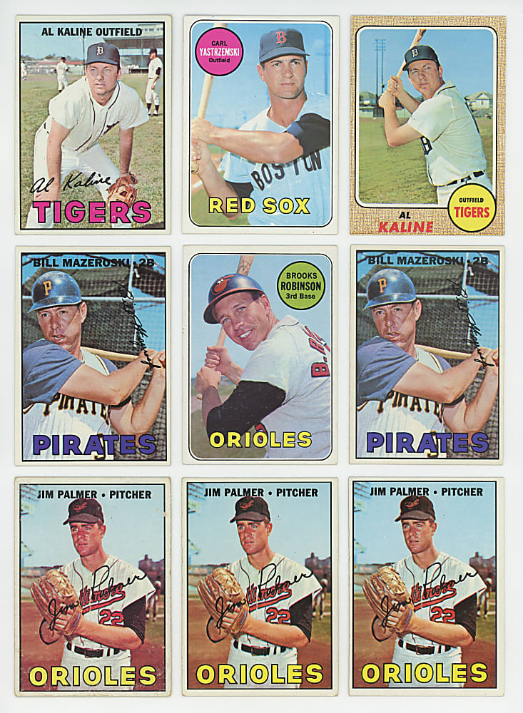 1967-1969 Topps Shoebox Collection (700+) with (125+) Hall of Famers