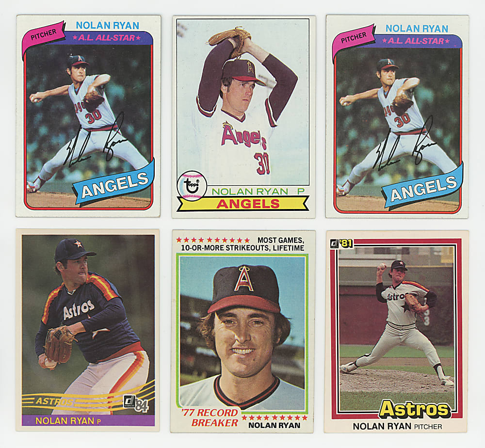 1970-1994 Nolan Ryan Collection (400+) with 1970 Topps #712 High Number