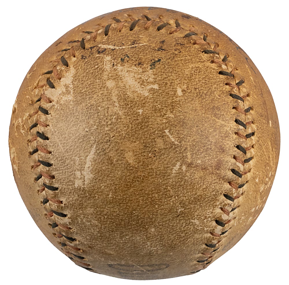 Exceptionally Bold Babe Ruth Single-Signed American Association Baseball - JSA LOA