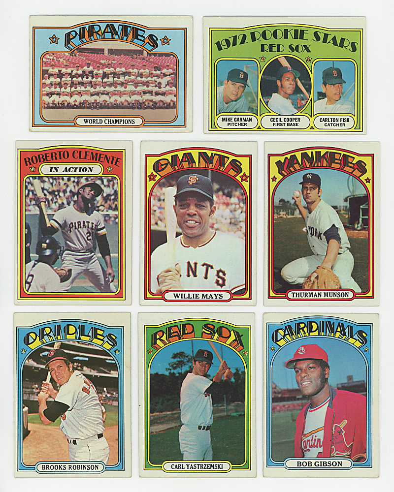 1972 Topps Partial Set (587/787) with (50) Hall of Famers & (20) High Numbers