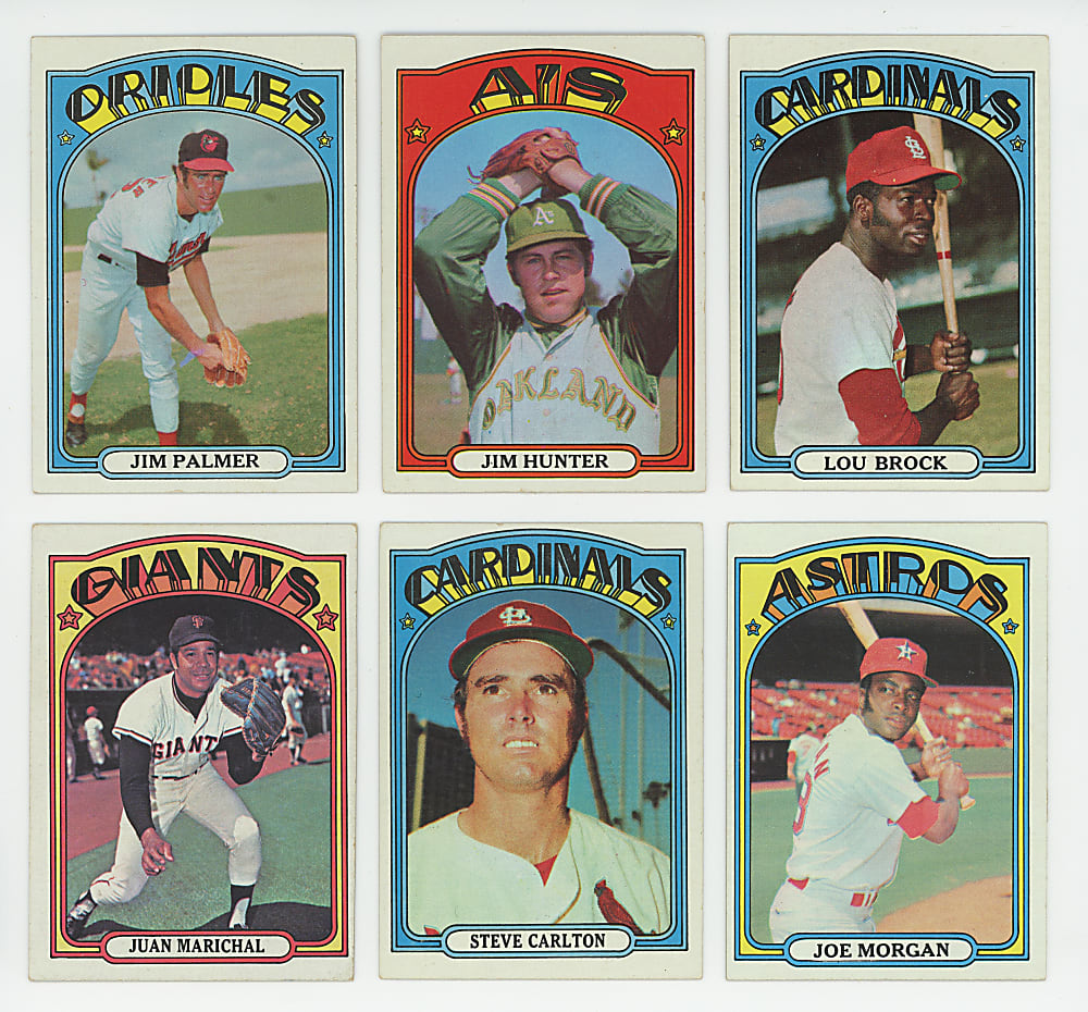 1972 Topps Partial Set (587/787) with (50) Hall of Famers & (20) High Numbers