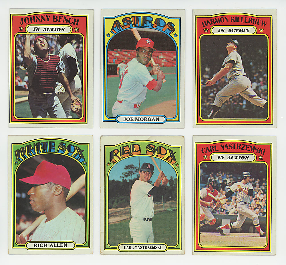 1972 Topps Collection (915) with (33) Hall of Famers & (100+) Mid-High Series