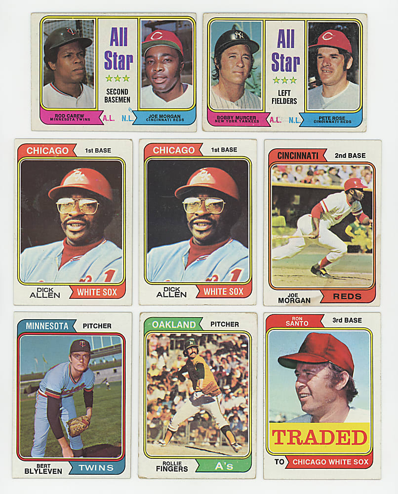 1974 Topps Collection (2,075+) with Hall of Famers & Partial Sets