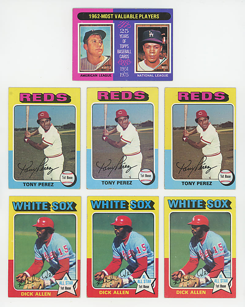 1975 Topps Collection (1,350+) with (85) Hall of Famers