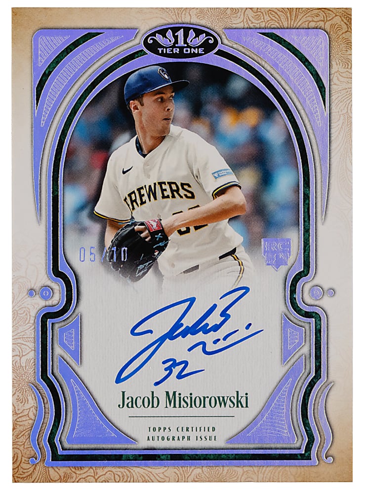 2026 Topps Tier One Jacob Misiorowski Rookie Certified Autograph #5/10