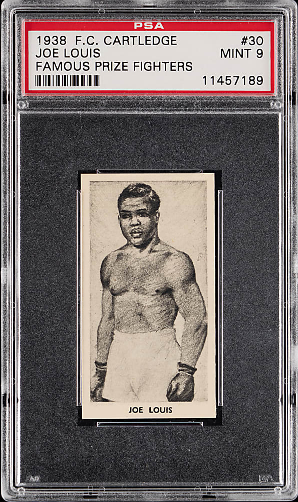 1938 F.C. Cartledge Famous Prize Fighters #30 Joe Louis PSA MINT 9