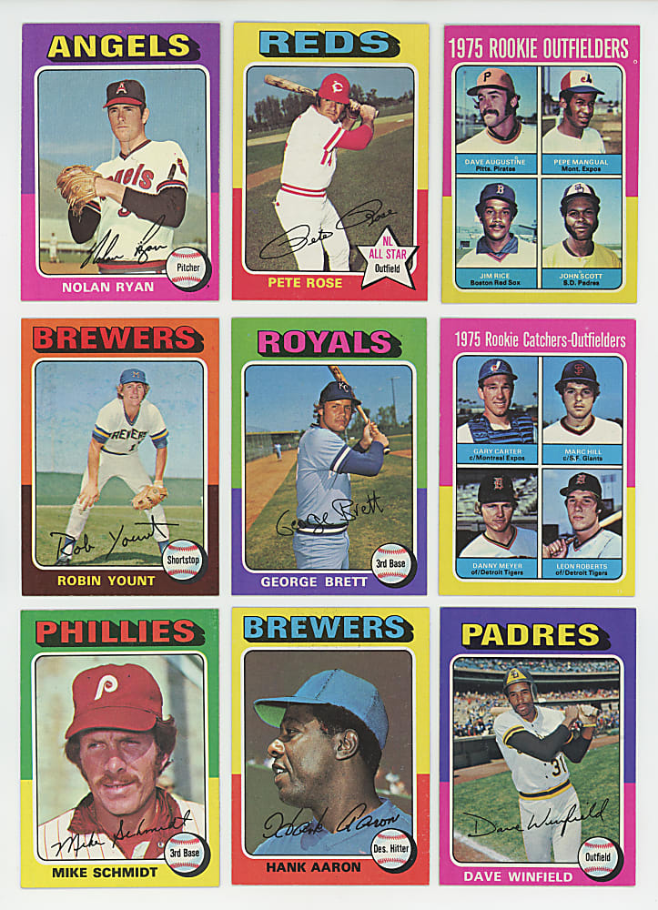 1975 Topps Complete Set (660) - Clean!
