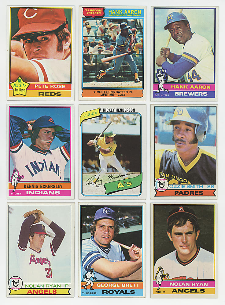 1976-1980 Topps Complete Set Trio