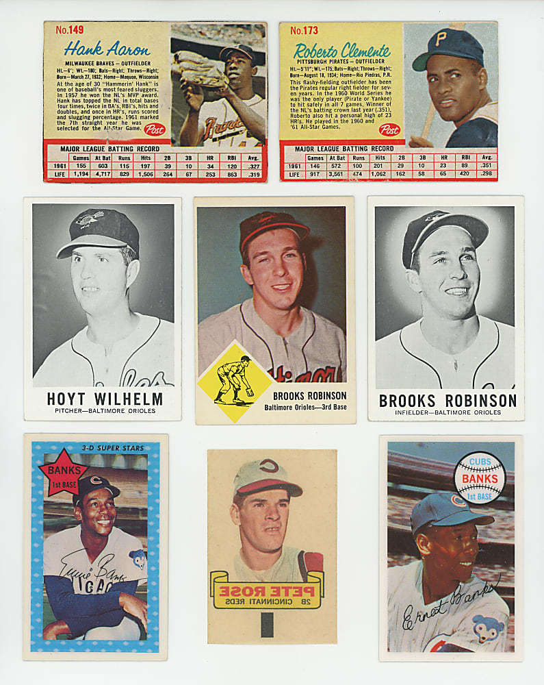 1947-1980 Oddball & Insert Collection (328) with (70+) Hall of Famers - Loaded with Aaron, Mantle & Mays