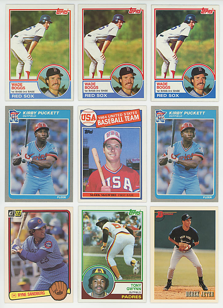 1980-1993 Hall of Fame & Superstar Rookie Collection (88) with (5) Ripken & (2) Henderson