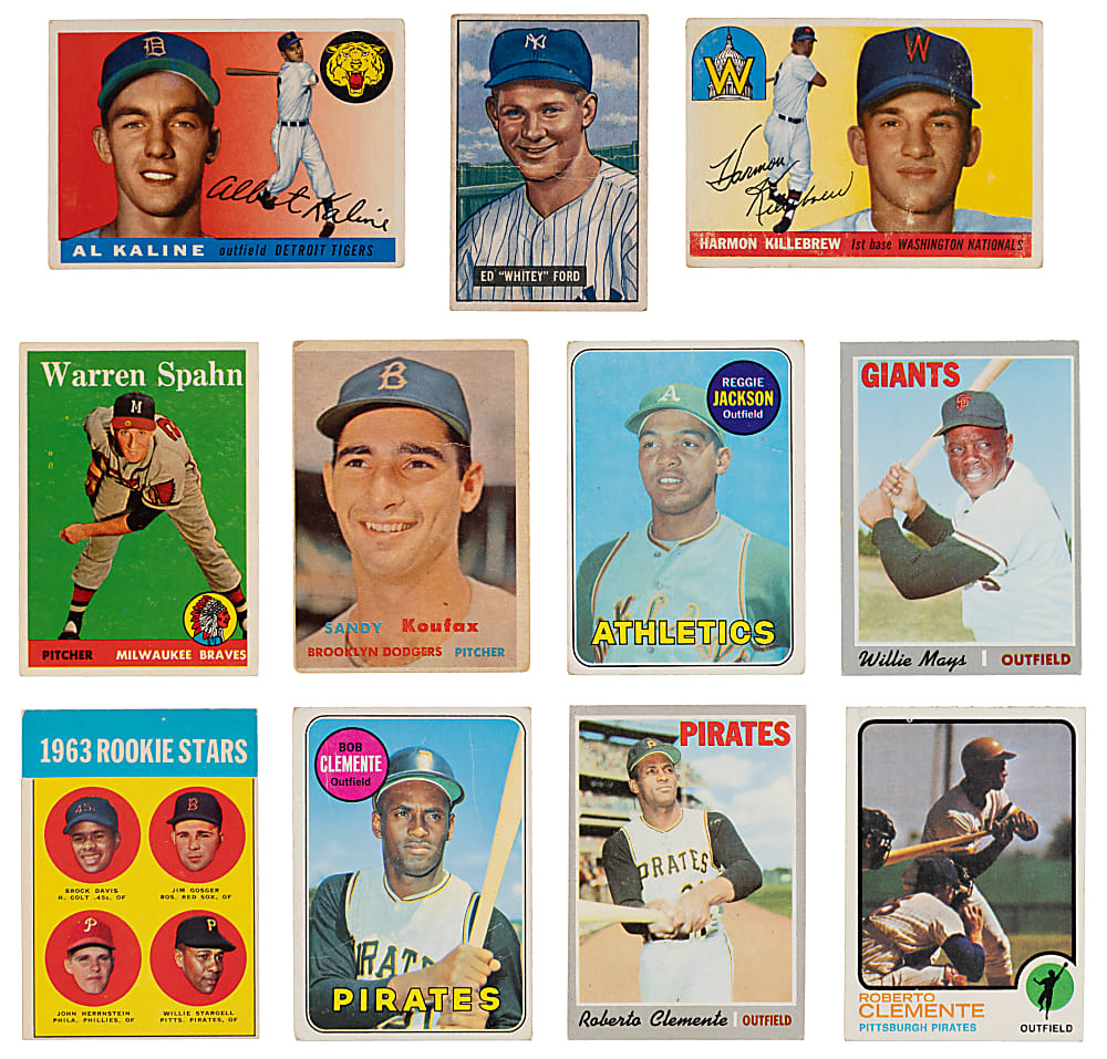 1950-1975 Hall of Fame & Star Collection (31) with Ford, R. Jackson, Killebrew & Stargell Rookies