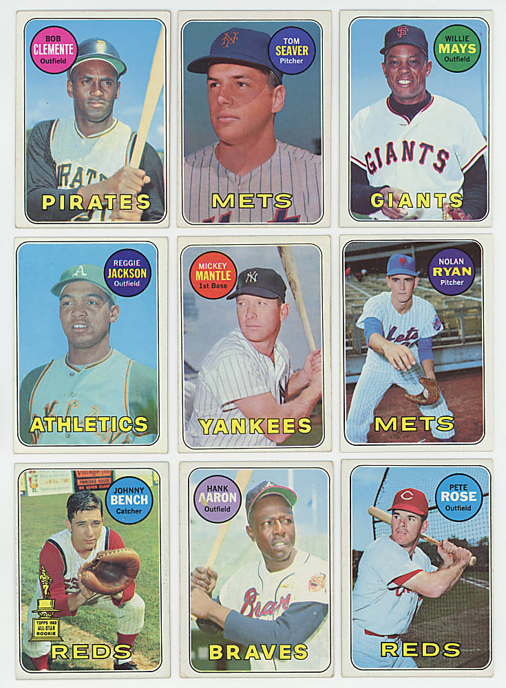 1969 Topps Complete Set (664) Plus One Variation