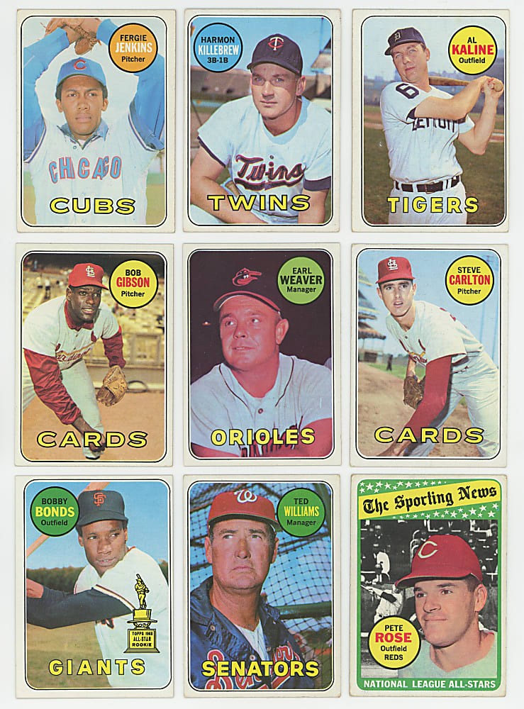 1969 Topps Complete Set (664) Plus One Variation