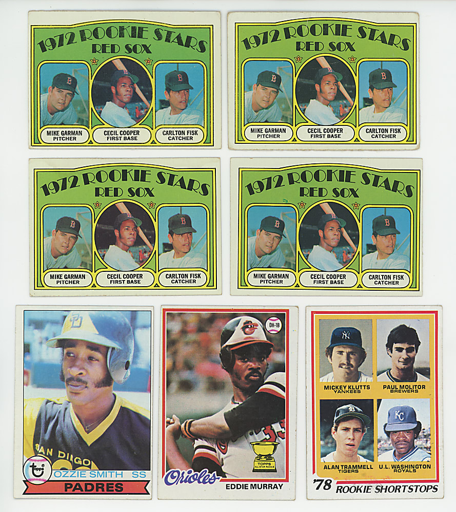 1972-1978 Topps Hall of Fame & Star Rookie Collection (44) with (2) George Brett & Dave Winfield