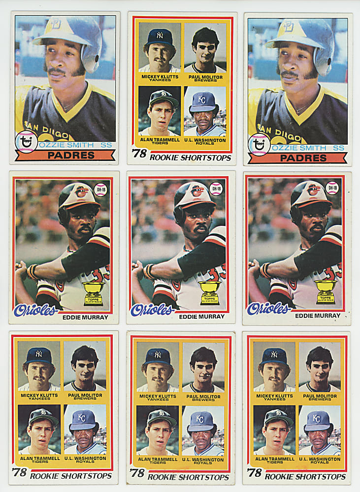 1972-1978 Topps Hall of Fame & Star Rookie Collection (44) with (2) George Brett & Dave Winfield