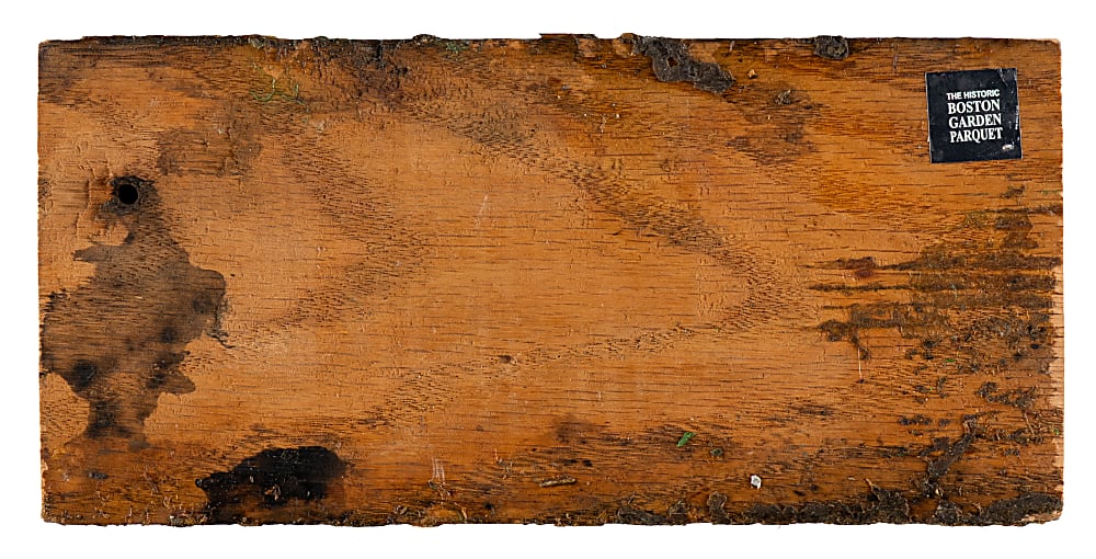 1999 John Havlicek Signed Boston Garden Original Parquet Floor Board - NBA Licensed