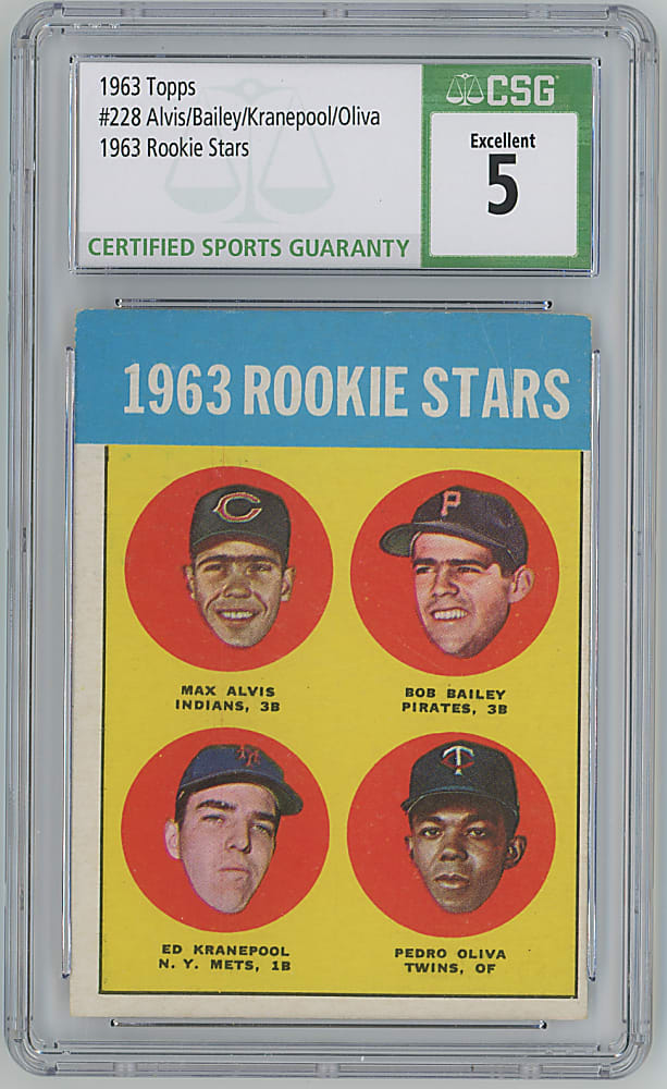 1963 Topps Collection (370) with Partial Set (349/572) with (45+) Hall of Famers Including Aaron, Koufax & Mantle
