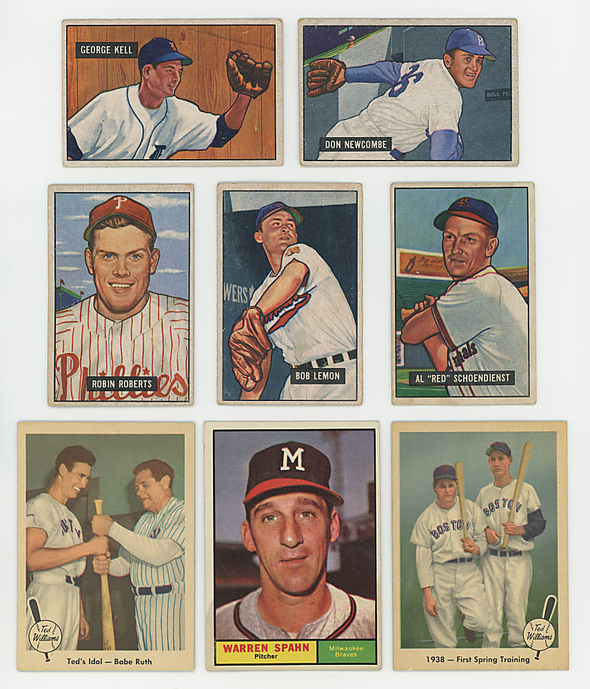 1950-1961 Mostly Topps & Bowman Collection (99) with (57) Hall of Famers