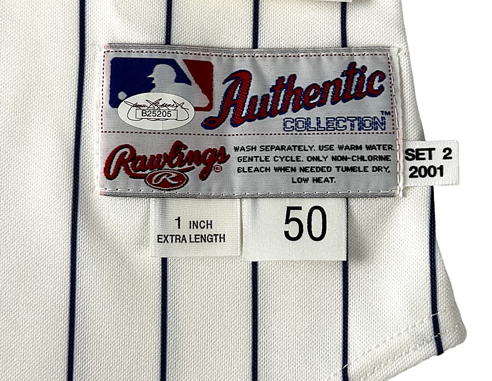 2001 Curt Schilling Arizona Diamondbacks Team-Issued Home Jersey - Phil Wood LOA & Full JSA LOA