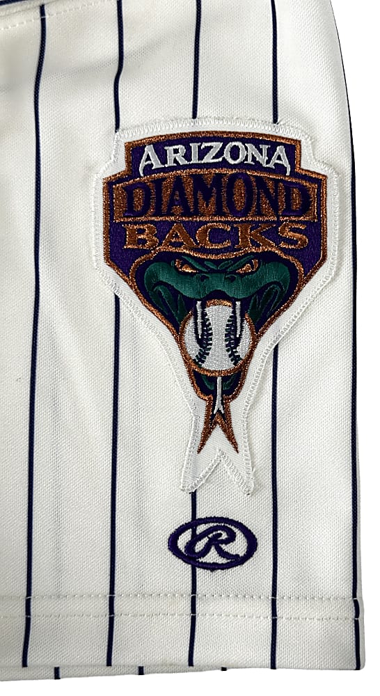 2001 Curt Schilling Arizona Diamondbacks Team-Issued Home Jersey - Phil Wood LOA & Full JSA LOA
