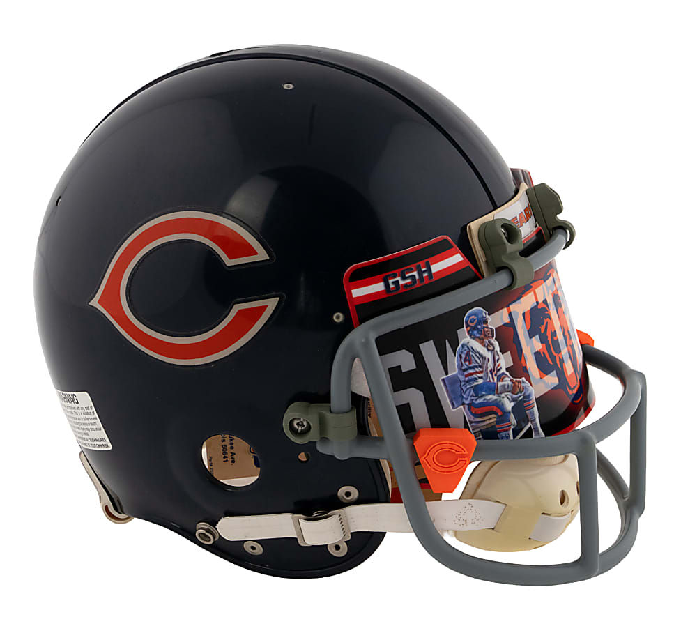 Walter Payton Signed Chicago Bears Full-Size Authentic VSR-1 Helmet with Customizations - Full JSA LOA