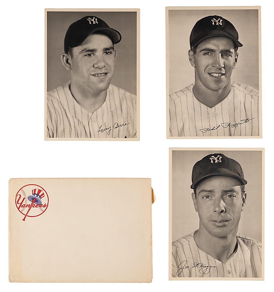 1947 & 1948 New York Yankees Picture Pack Complete/Near Set Pair (50) Total with Original Mailers
