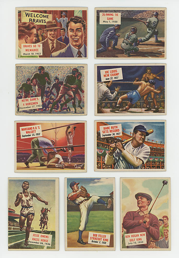 1954 Topps Scoop Complete Set (156)
