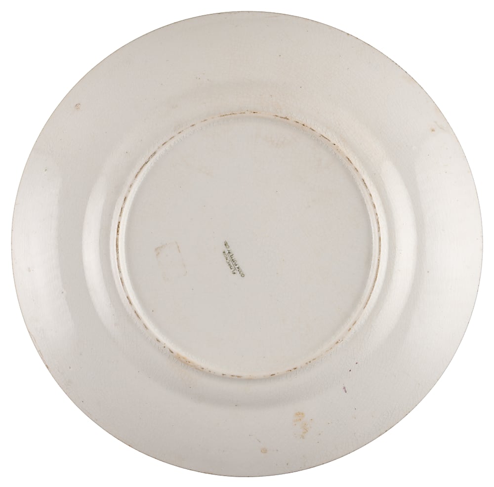 1911 World Series Champion Philadelphia Athletics Plate with Various Hall of Famers - Clean!