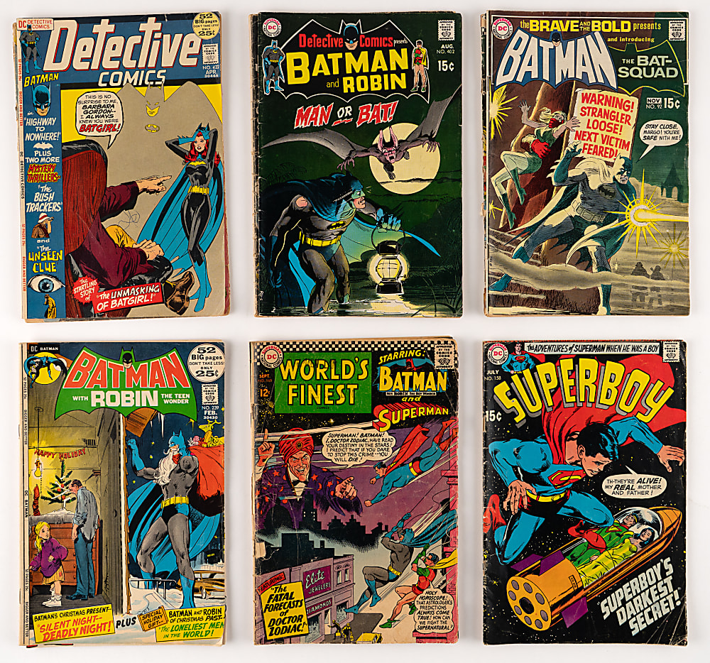 1960-1975 DC Comic Book Collection (81) with Superman #233, Spectre #1 & SHAZAM #1