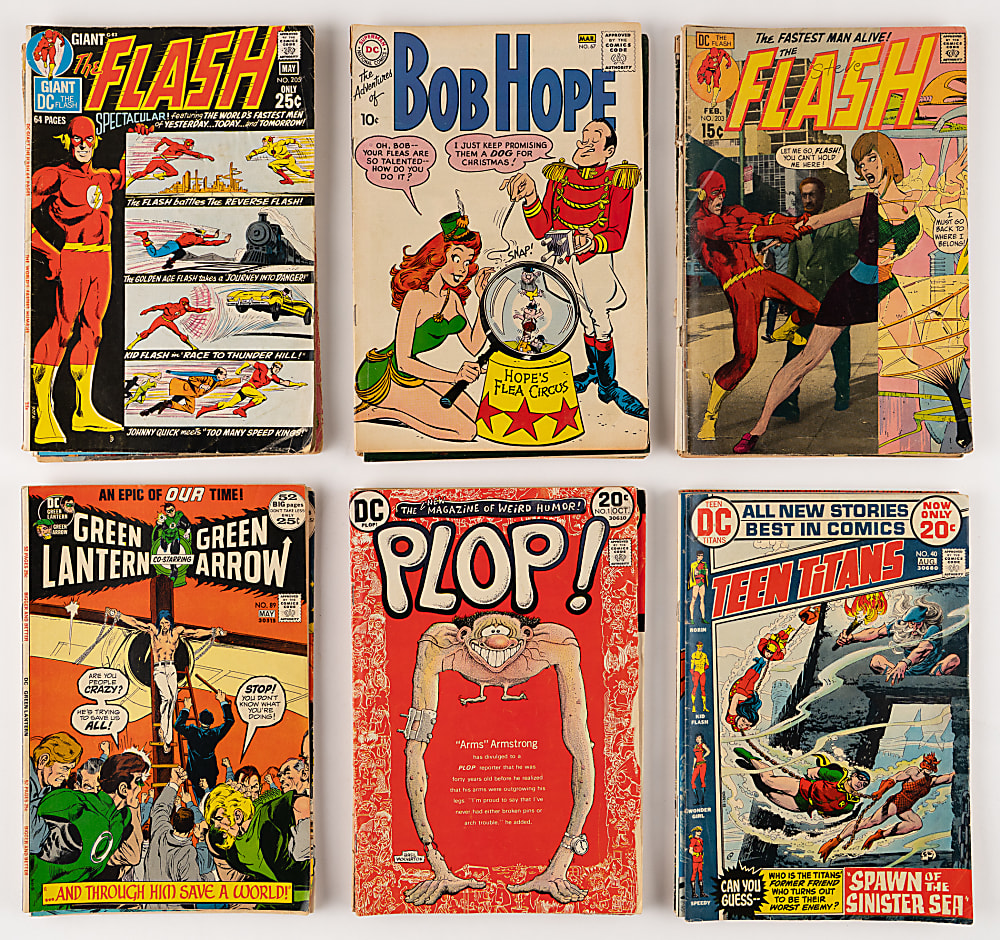 1960-1975 DC Comic Book Collection (81) with Superman #233, Spectre #1 & SHAZAM #1