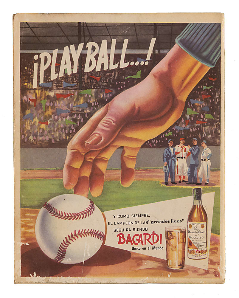 1952-1953 Cuban Baseball League Yearbook with MLB Stars Minnie Minoso & Billy Herman - Rare!