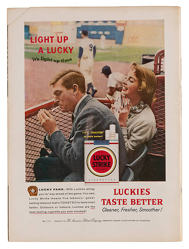 1956 World Series Game 5 Don Larsen Perfect Game Program