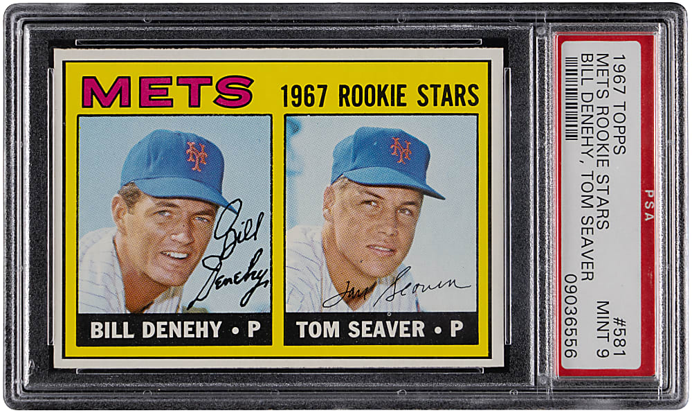 1967 Topps #581 Tom Seaver Rookie PSA MINT 9