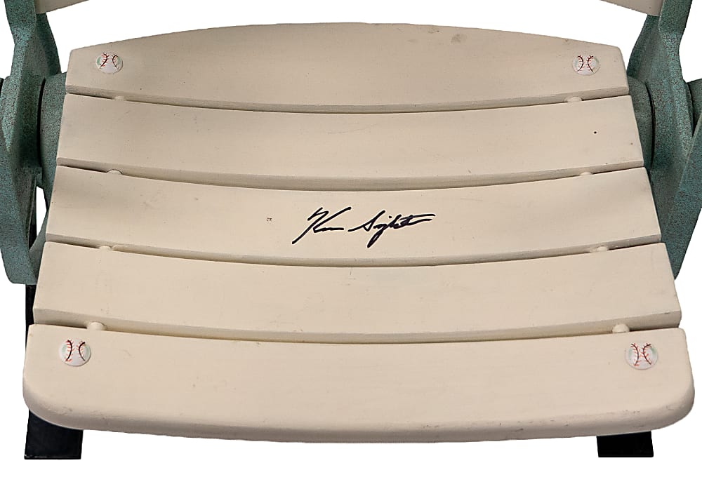 Ken Singleton Signed Baltimore Orioles Memorial Stadium Seat Custom Painted #29!