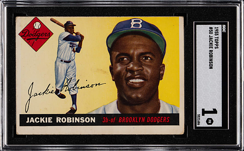 1955 Topps #50 Jackie Robinson SGC POOR 1