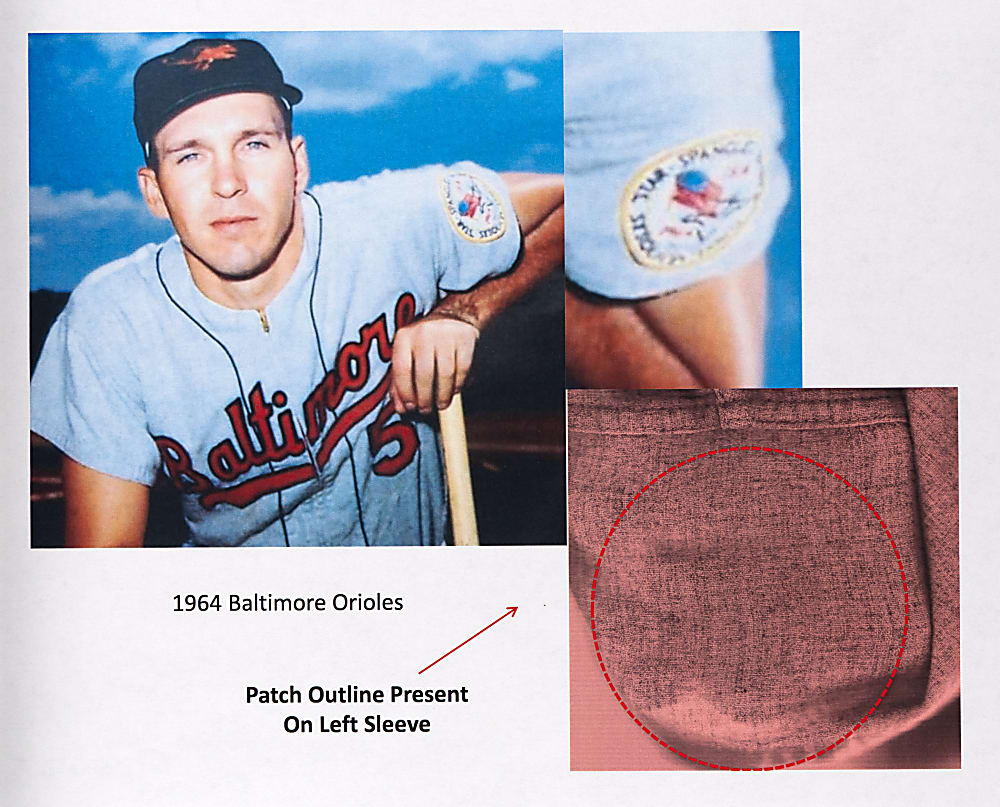 1964 Frank Bertaina/Wes Stock Baltimore Orioles Game-Used Road Jersey with MEARS A7 LOA