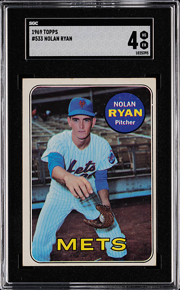 1969 Topps #533 Nolan Ryan SGC VG/EX 4
