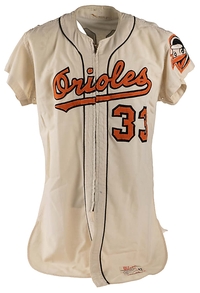 1958-1961 Baltimore Orioles #33 Game-Worn Home Jersey with Laughing Bird - Phil Wood LOA