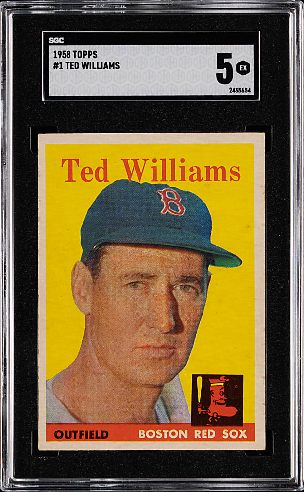 1958 Topps #1 Ted Williams SGC EX 5