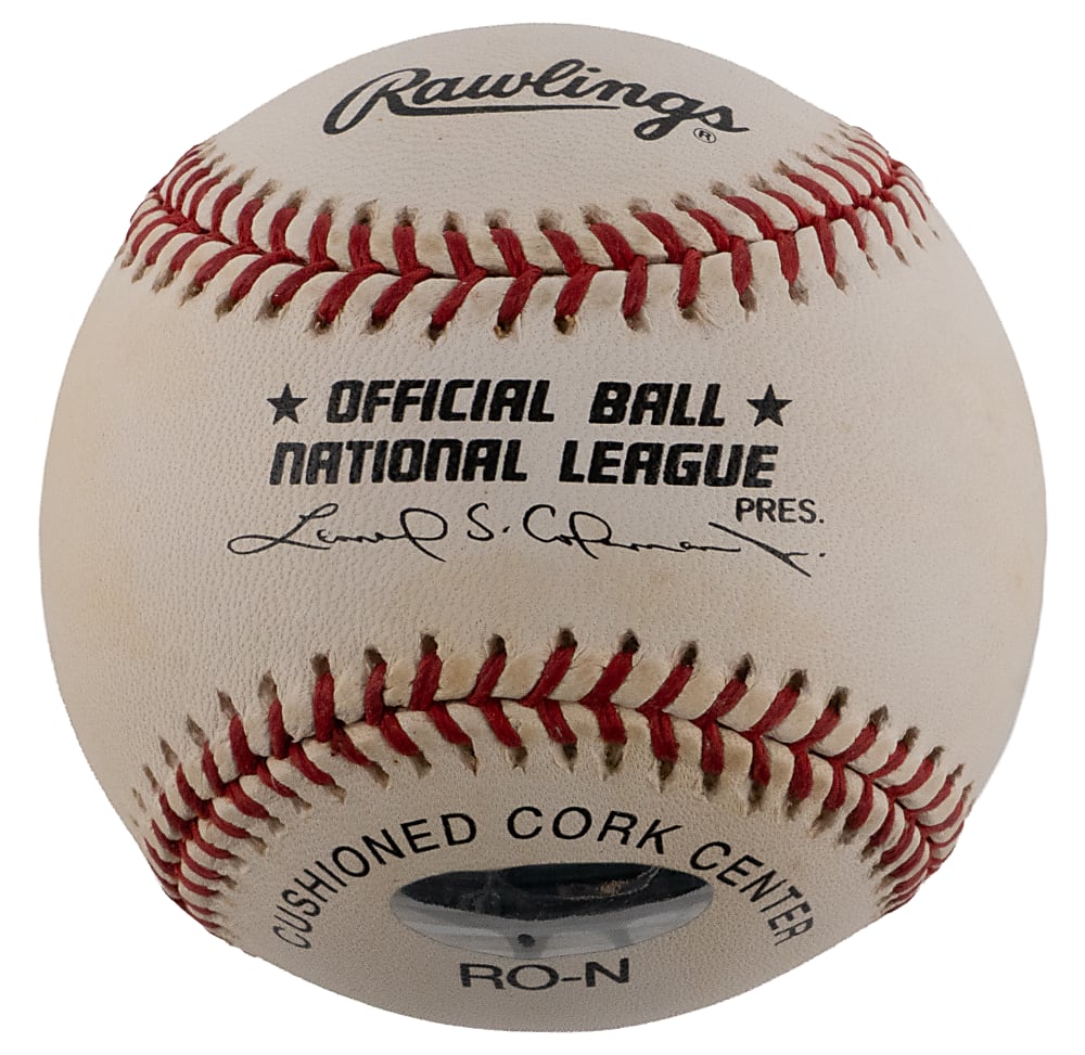 Willie Mays Single-Signed ONL/Coleman Baseball with "660 HR" & "3283 Hits" Inscriptions - Steiner Certified